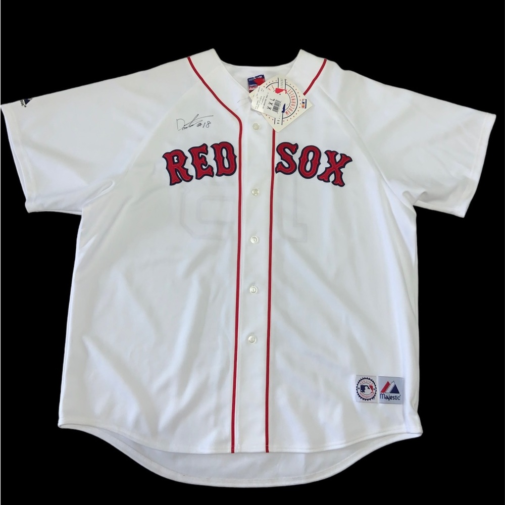 NEW Signed Daisuke Matsuzaka Boston Red Sox MLB Jersey Size XXL Majestic